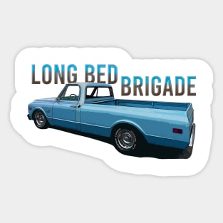 Long Bed Brigade Sticker